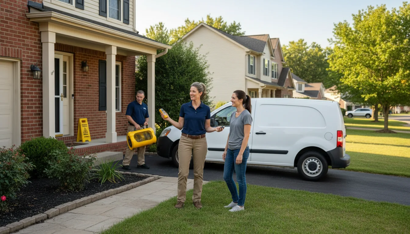 Residential water damage restoration in Newkirk, NM